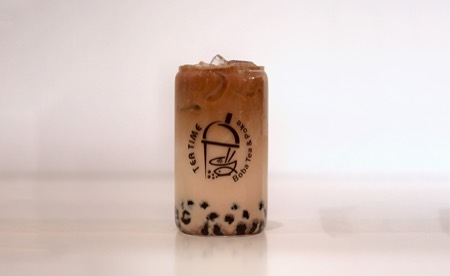 Horchata Coffee drink at Tea Time in Waco