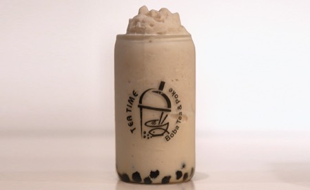 Milk Tea Snow Ice drink at Tea Time in Waco